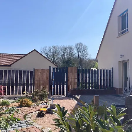 La Vue De Chateau, Maison Neuve En Baie De Somme Vaudricourt Extérieur photo